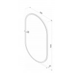 Зеркало Континент Delight LED вертикальное Зеркало Континент Delight LED вертикальное